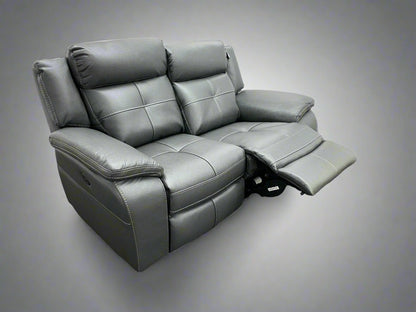 "Kingsbridge Benz" Leather Electric Recline 2 Seater Sofa