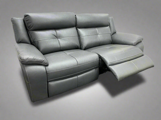 "Kingsbridge Benz" Leather Electric Recline 3 Seater Sofa