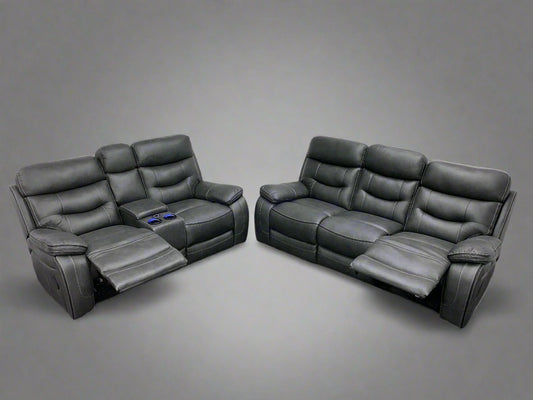 "Premiere Cini-Sound" Electric Recline 3 Seater + 2 Seater Sofas Bundle